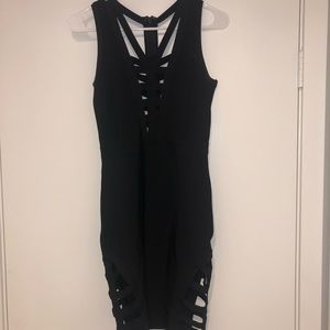 House of CB Deep V Bandage Dress Sz Small